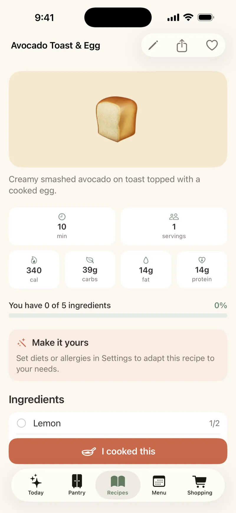 OpenPantry: Save it from wherever you found it.