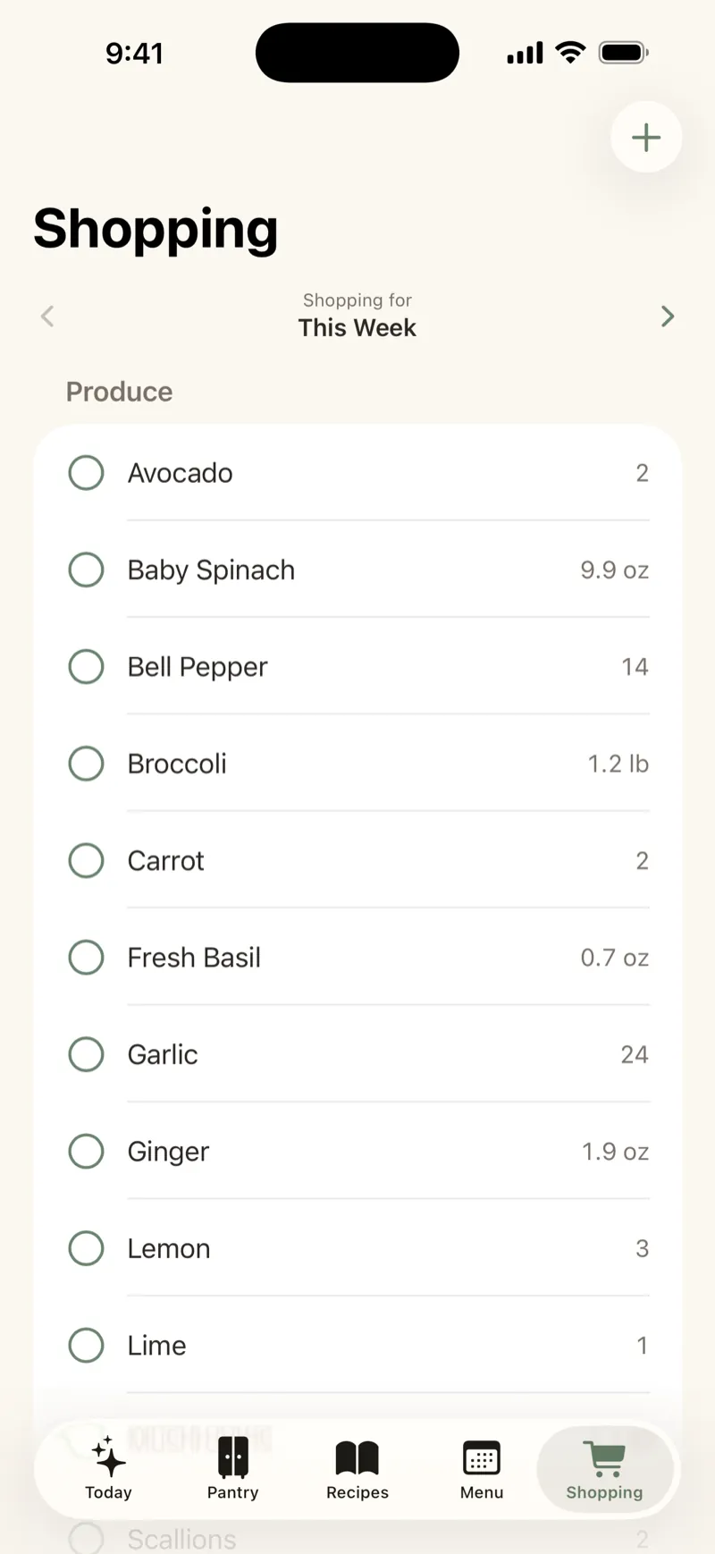 OpenPantry: Buy only what you are actually missing.